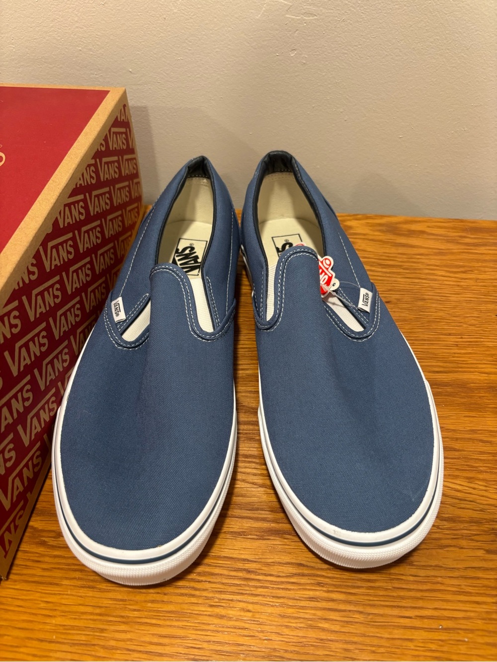 Vans Slip-On Canvas Shoes - Navy Blue